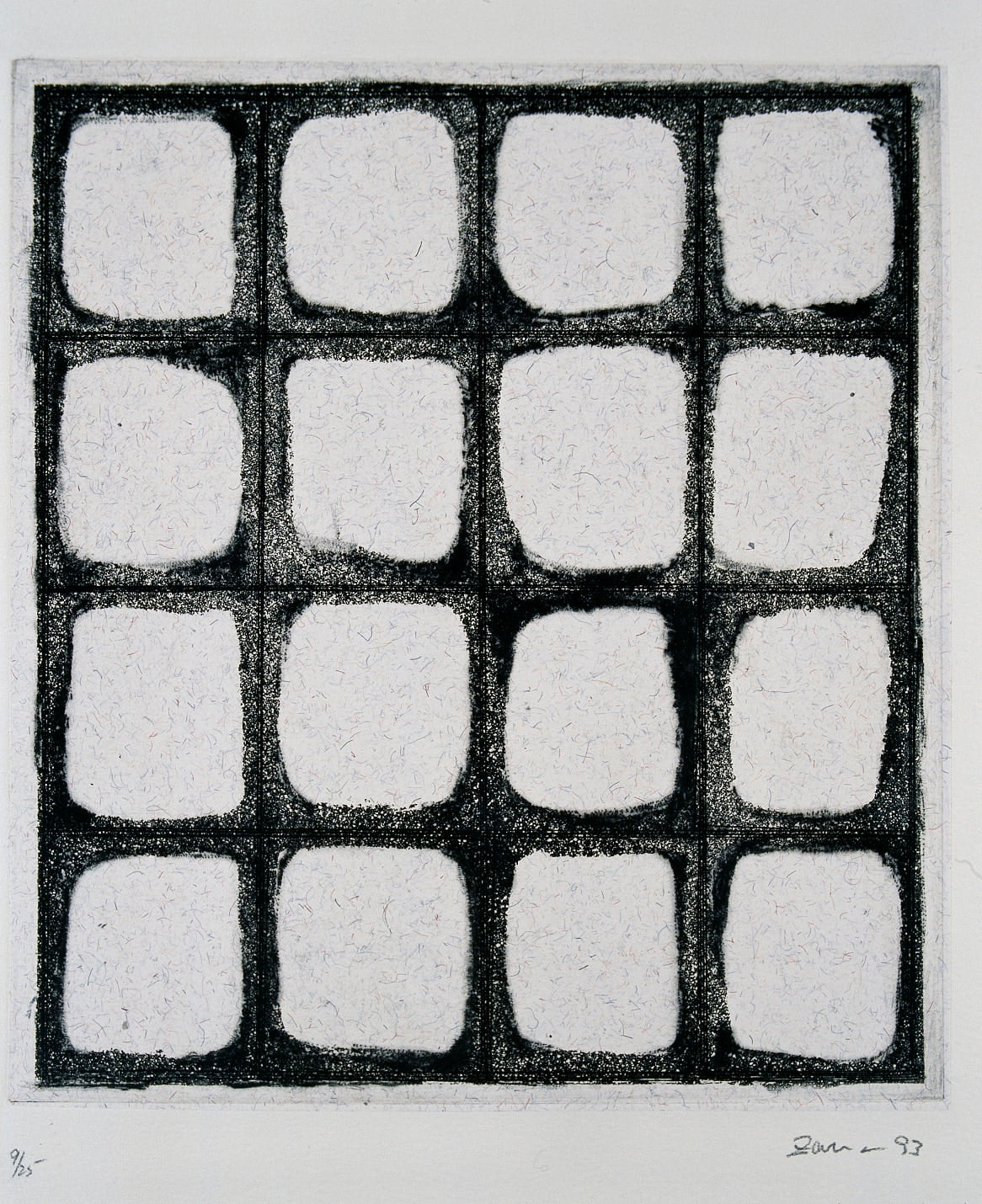 Once I Lived in a House of Many Rooms, 1993, by Zarina