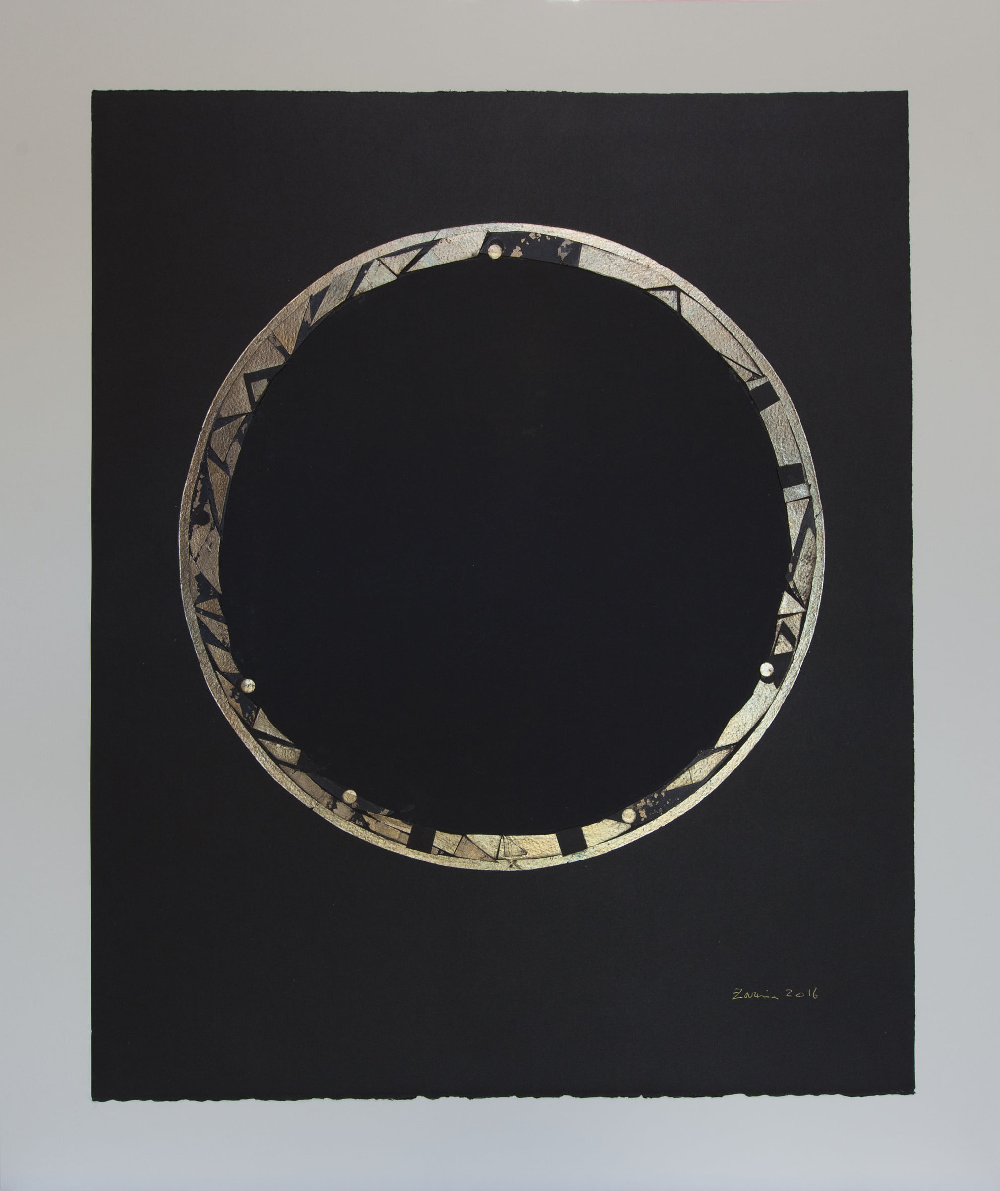 Untitled, 2016, by Zarina