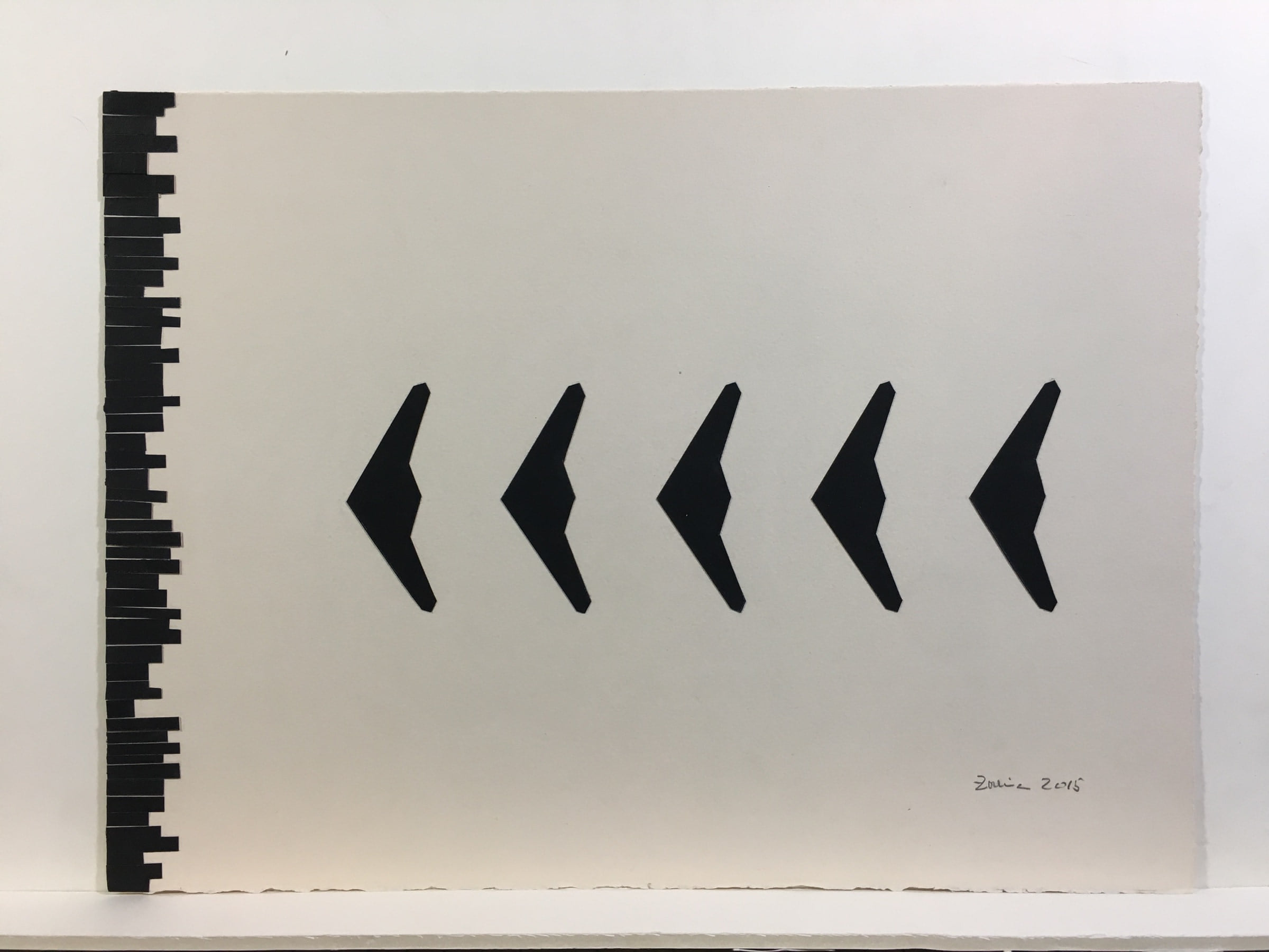 Inventory of Destruction II, 2015, by Zarina