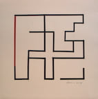 Untitled, 2017, by Zarina