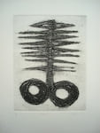 Bones, 1989, by Zarina