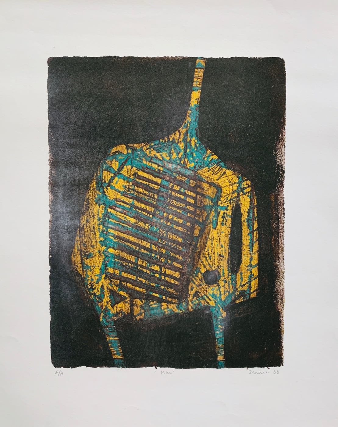 Man, 1966, by Zarina