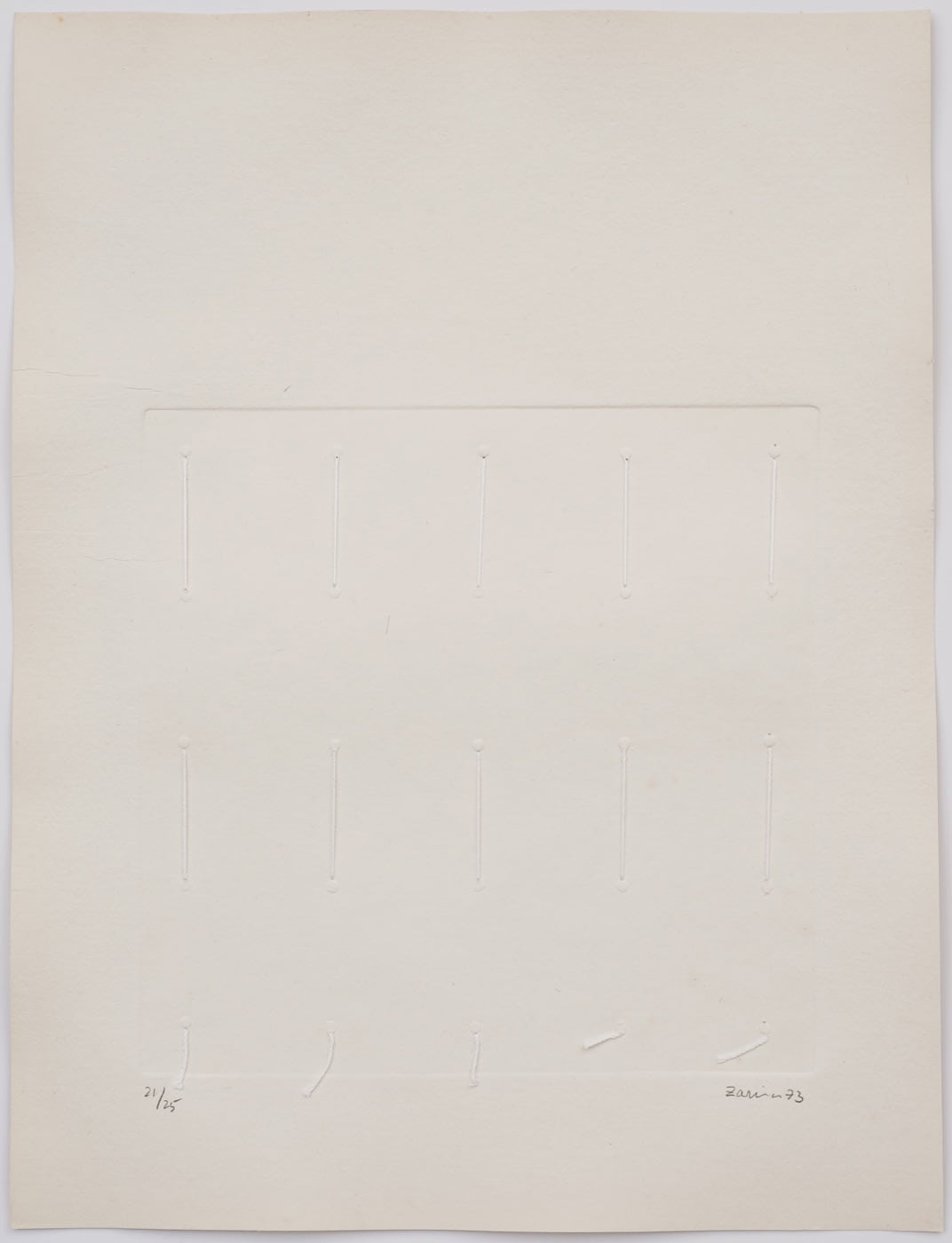 Untitled II, 1973, by Zarina