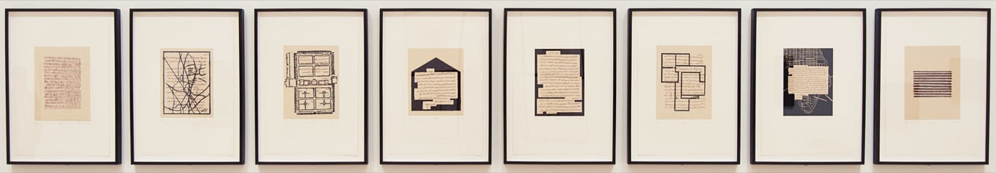Letters from Home, 2004, by Zarina