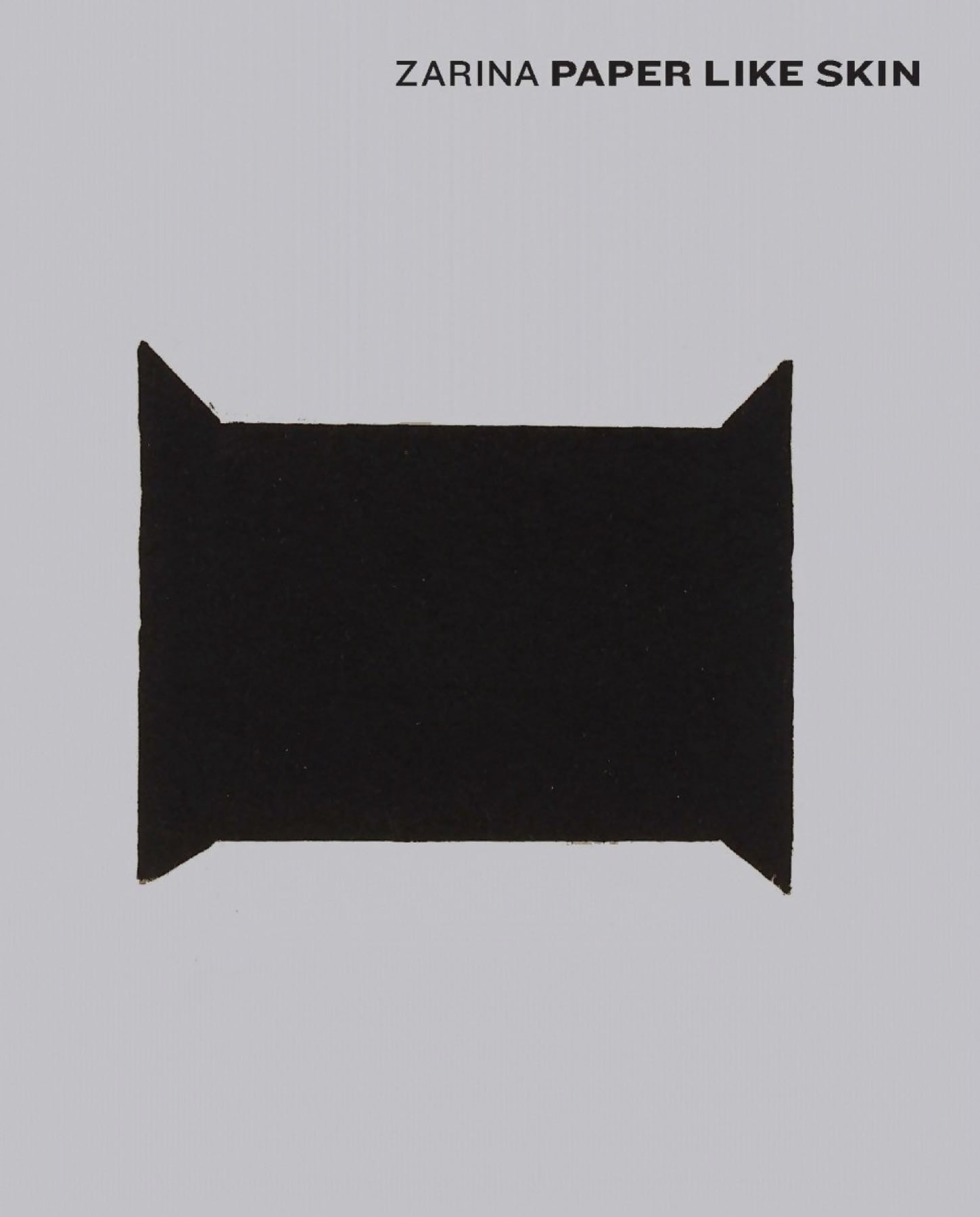 Cover of the exhibition catalogue Zarina: Paper Like Skin