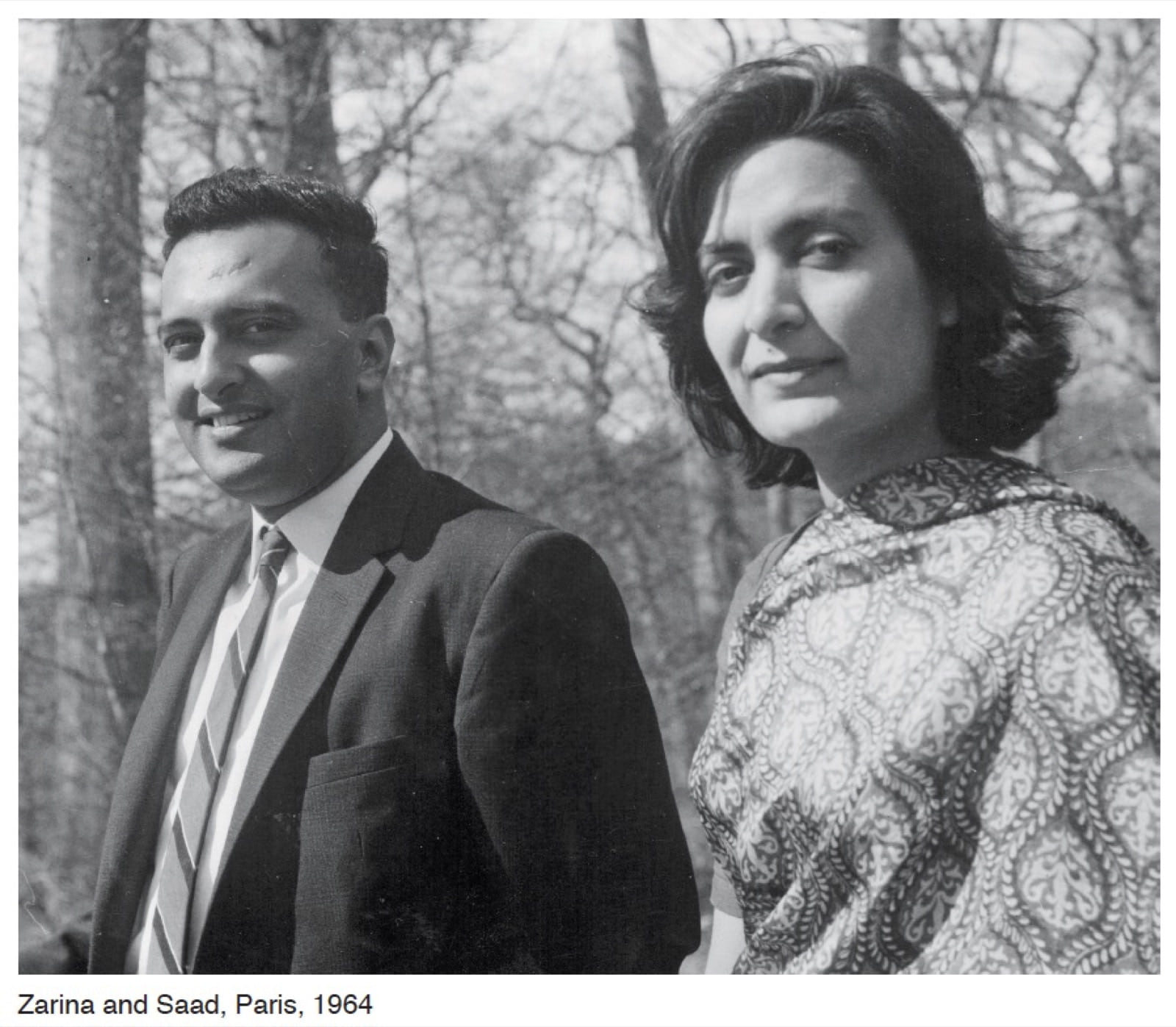 Zarina and Saad Hashmi in Paris