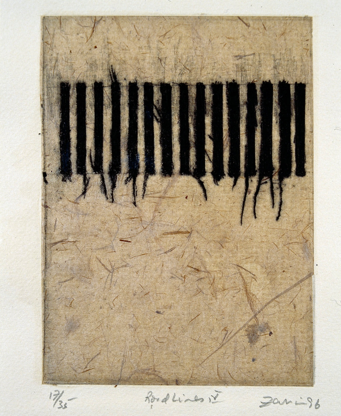 Road Lines IV, Road Lines, by Zarina